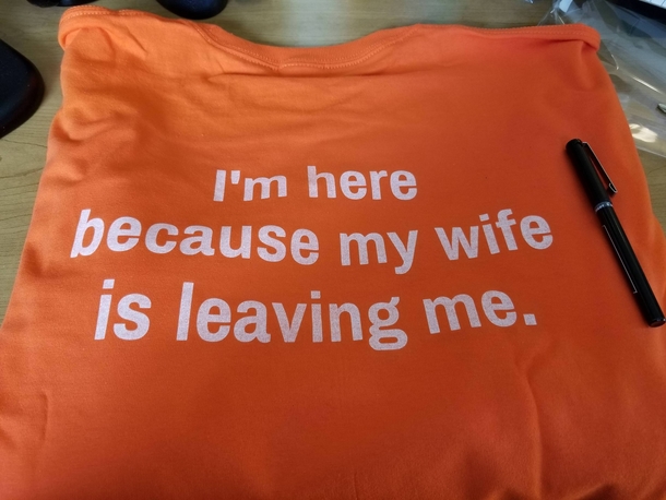 Got my new gym shirt today