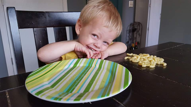 Got outsmarted by a  year old I told him that once theres nothing left on his plate he could have a popsicle He promptly dumped all his mac and cheese on the table and said clean plate club Im not even mad - you earned that popsicle