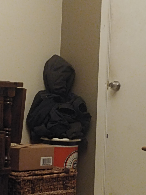 Got stoned and drunk tonight Forgot I put my jacket it in the corner next to the front door