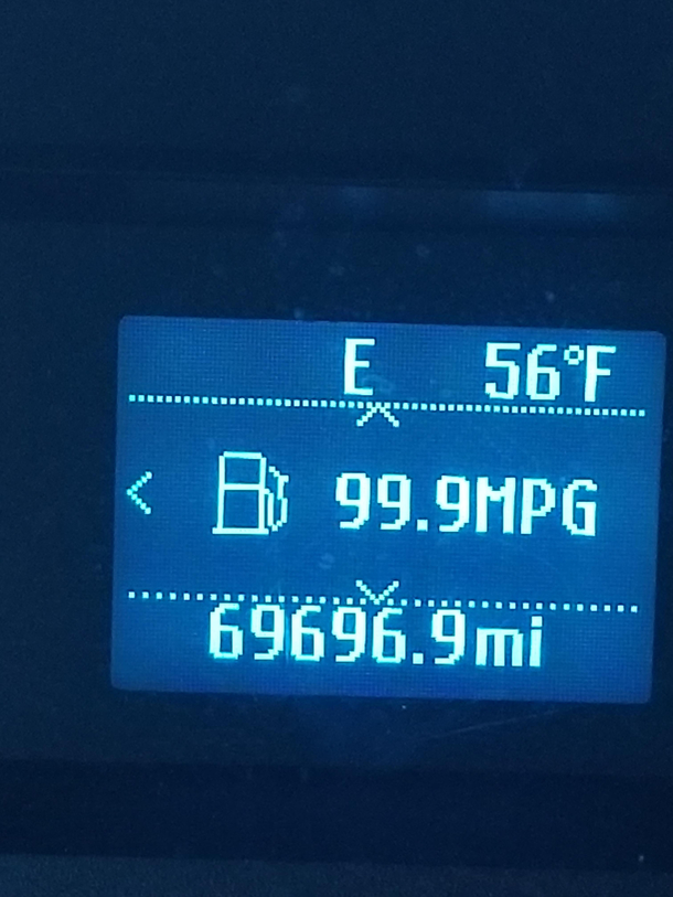 Got the perfect mileage before my car got totaled by a deer a few days later I am ok