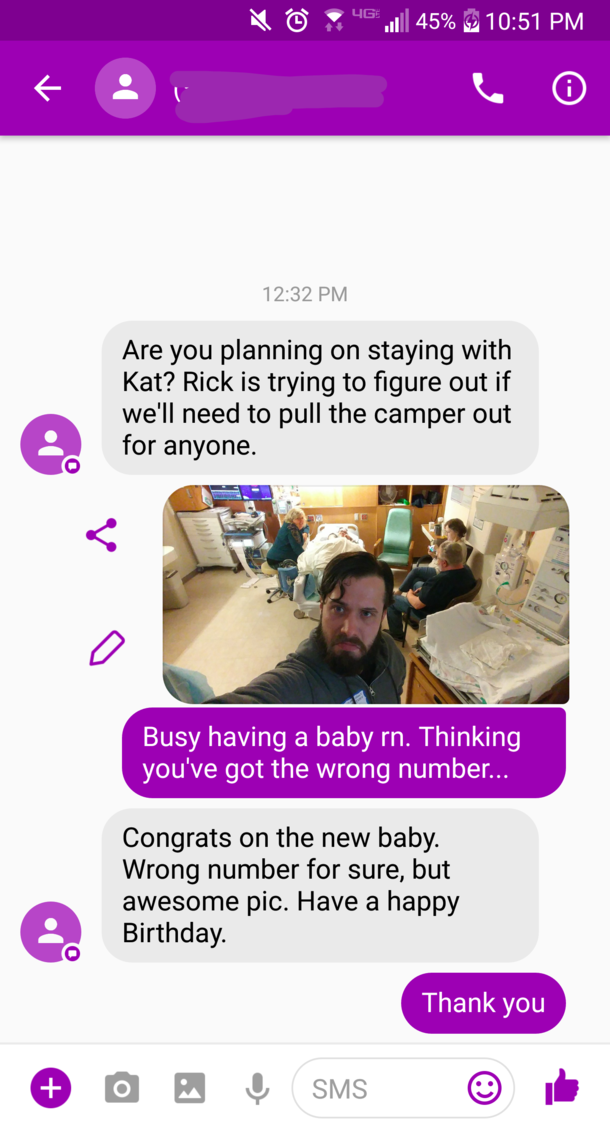 Got the perfect opportunity to respond to a wrong  today