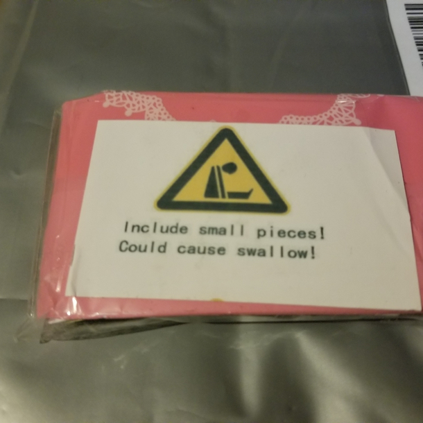 Got this warning from far away land