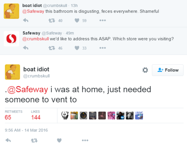 Got to respect that customer service