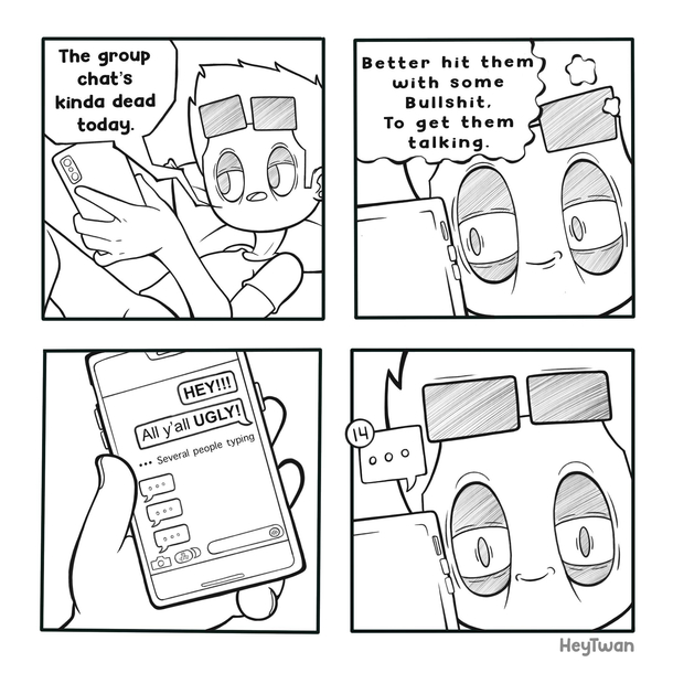 Gotta keep them on there toes
