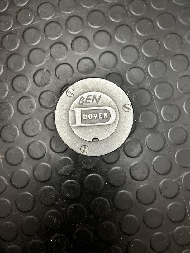 Graffiti on the elevator floor at work