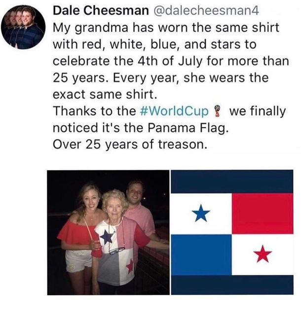 Grandma Committing Treason