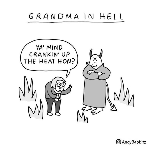 Grandma in hell oc