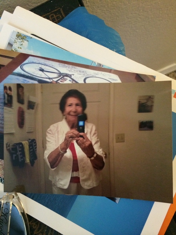 Grandma sent me this in the mail Slowest picture message ever