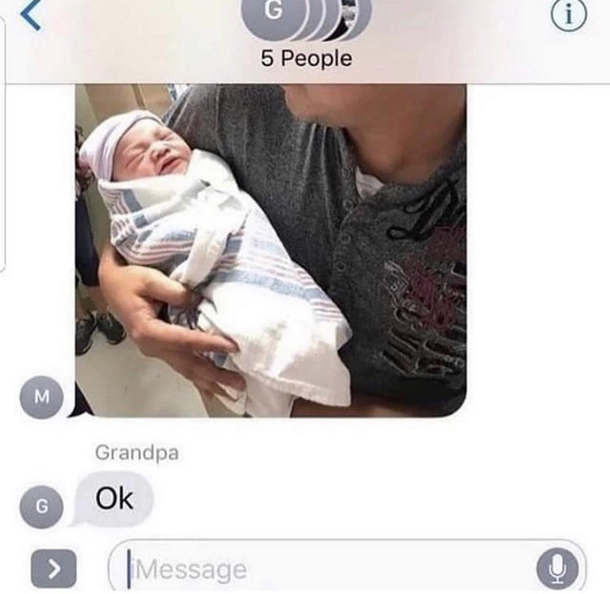 Grandpa just doesnt care