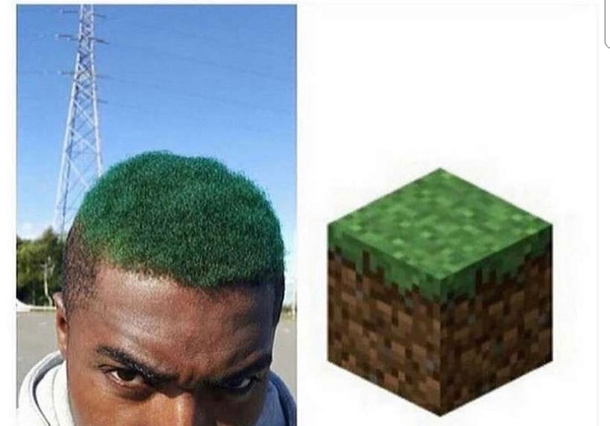 Grass head