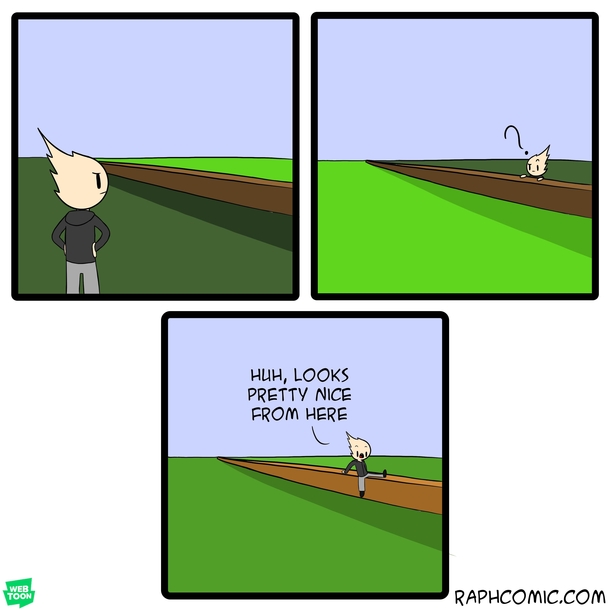 Grass Is Greener Meme Guy