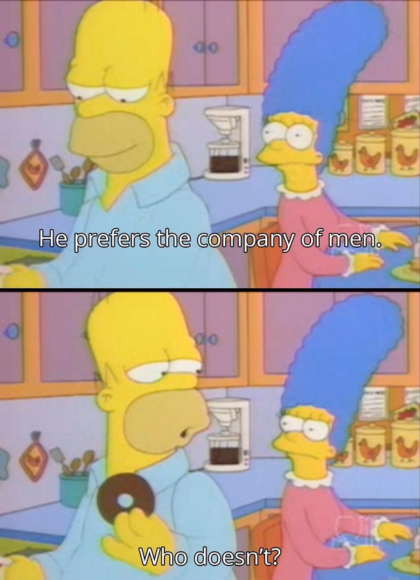 Great answer from Homer Simpson