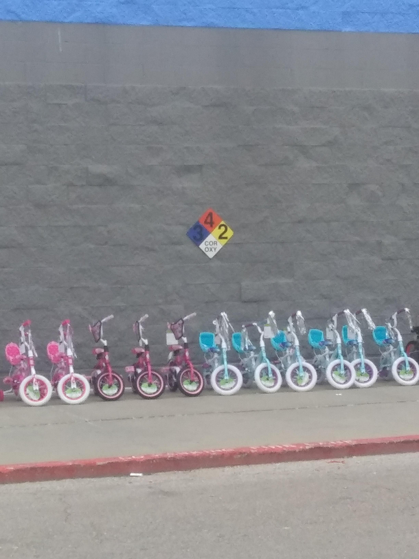 Great gift for children radioactive flammable toxic bikes