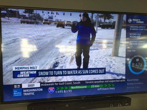 Great reporting Weather Channel I had no idea thats how it worked