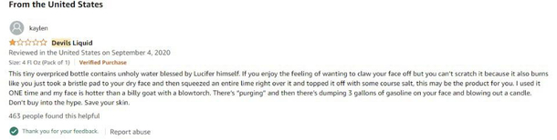 Great review of skincare product