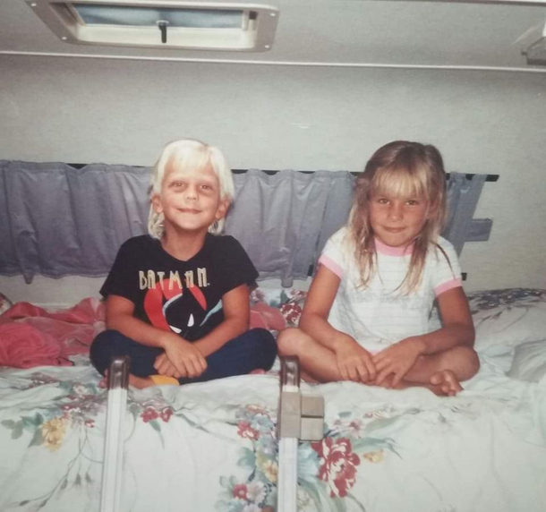 Great Scott Dug up this pic of my brother and I circa 
