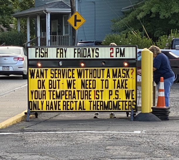 Great service Free temperature checks