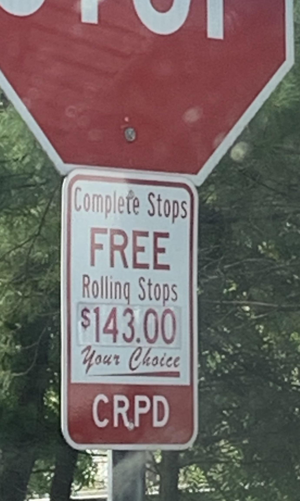 Great stop sign add on