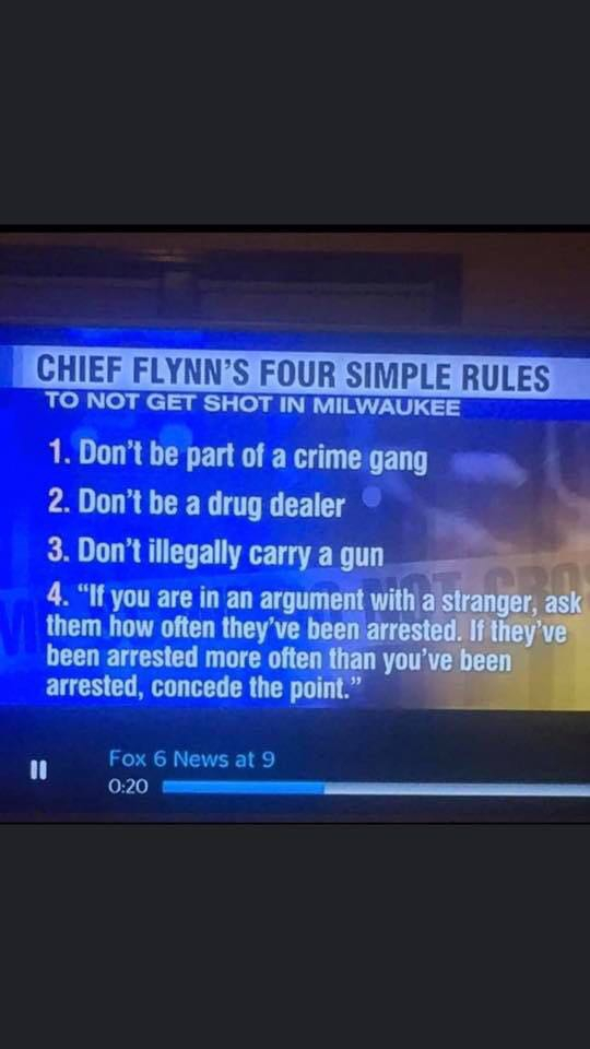 Great tips on how not to get shot