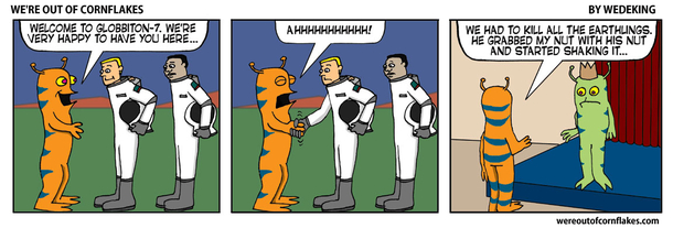 Greeting our alien friends