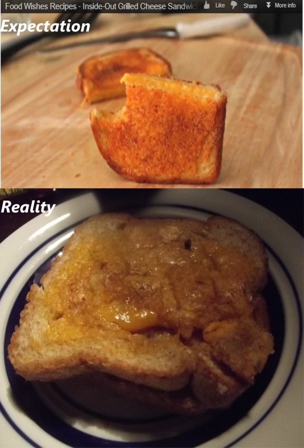 Grilled Cheese First Attempt