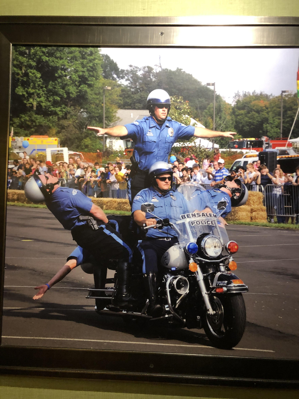 Growing up in the town I grew up in an Applebees had this giant photo in their restaurant and my old high school friend texts it to me every few years to remind of its glory