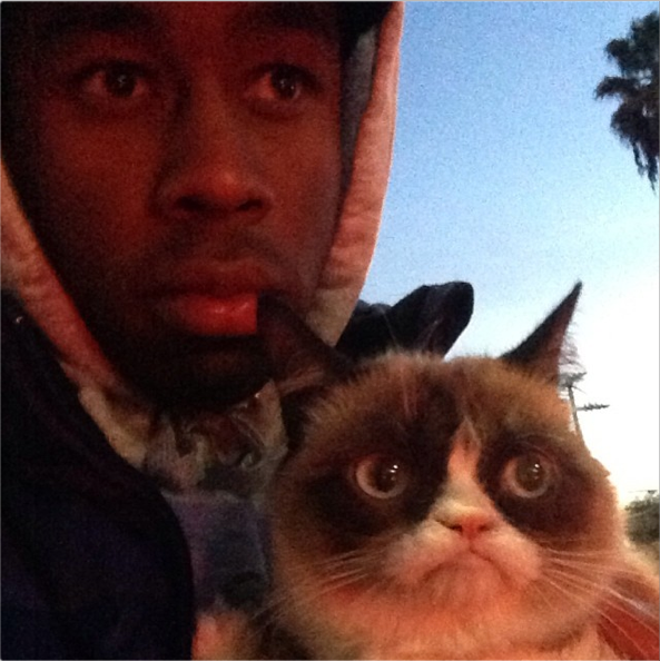 Grumpy Cat and Tyler The Creator