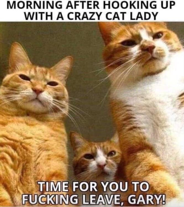 GTFO before you get cut Gary