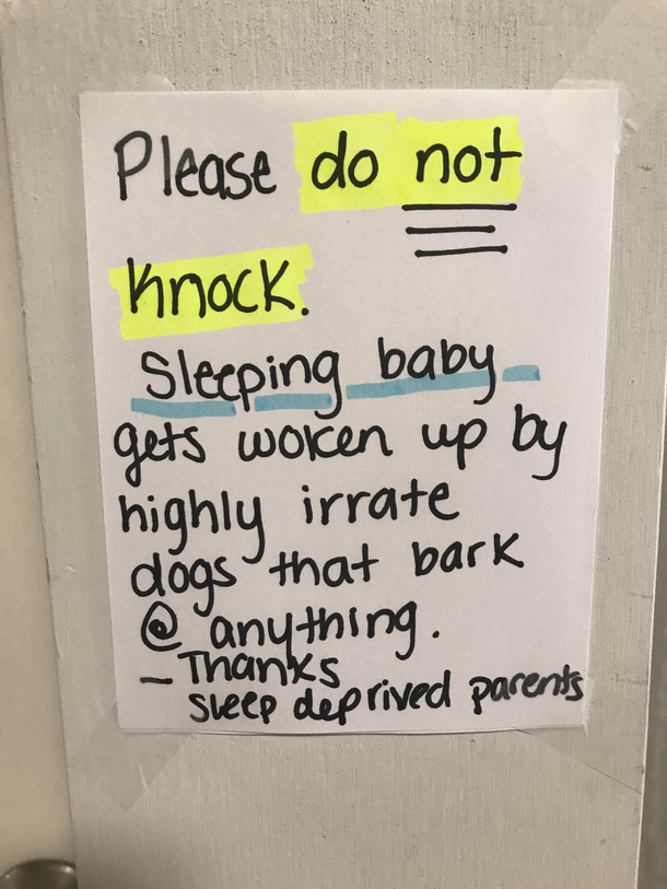 Guess Ill ring the doorbell then
