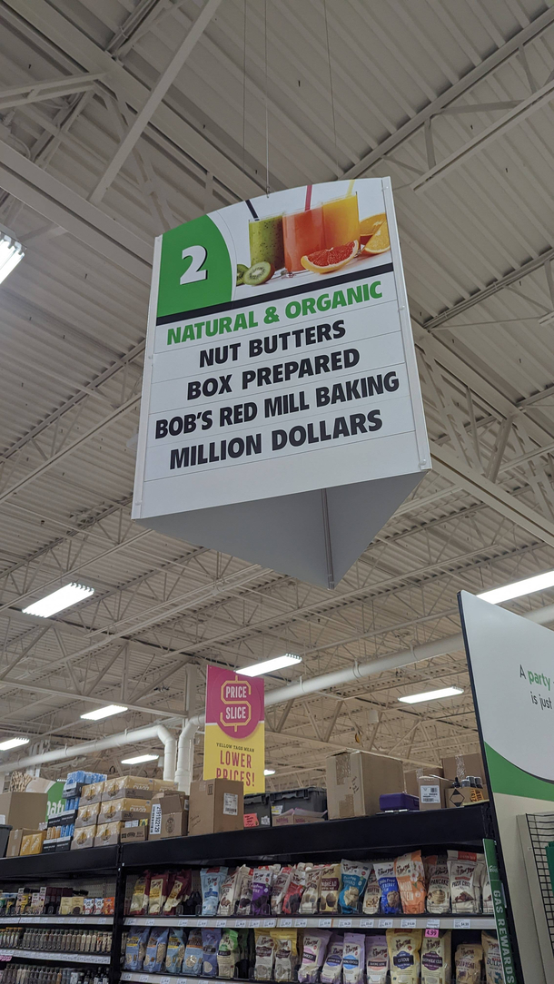 Guess Im going down aisle two