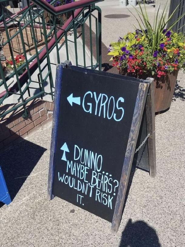 Guess Im having gyros for dinner