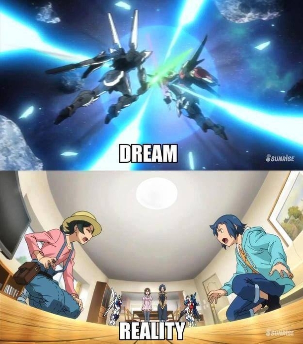 Gundam Build Fighters.