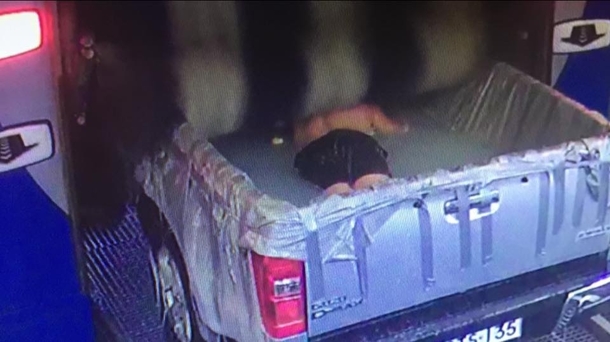 Guy takes a bath in a car wash and ends up on our local newspaper