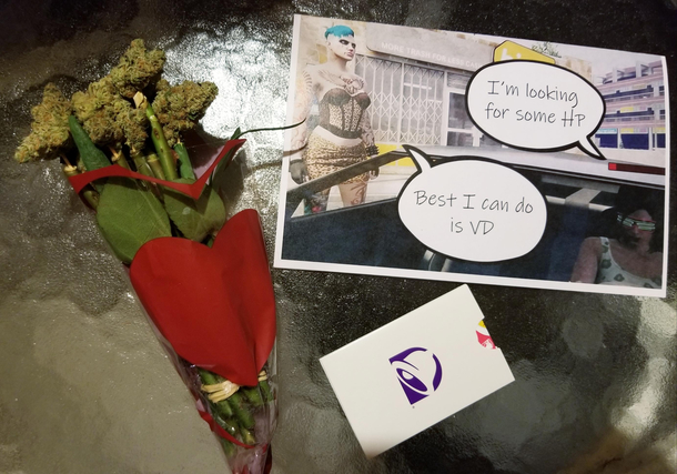 Guys deserve flowers and cards too