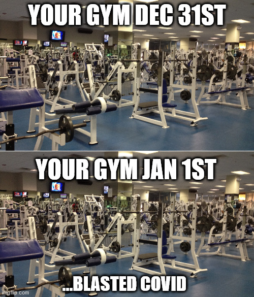 Gyms January st 