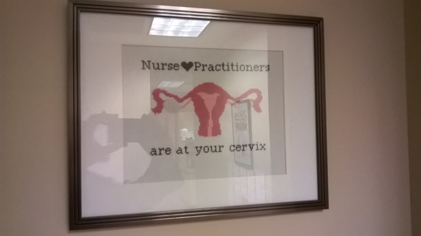 Gynecologist has a sense of humor