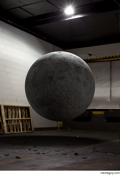 Gyrating Moon