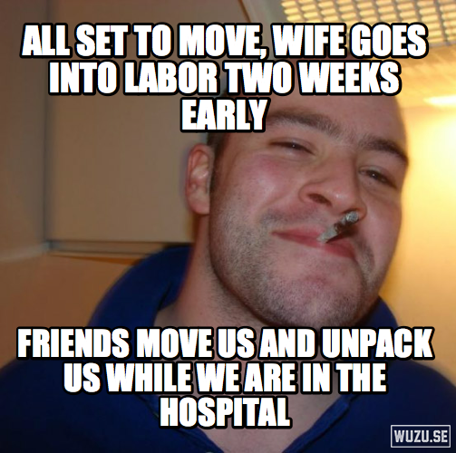 Had a Baby When We Were Supposed to Move