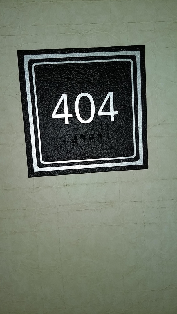 Had a hard time finding my hotel room