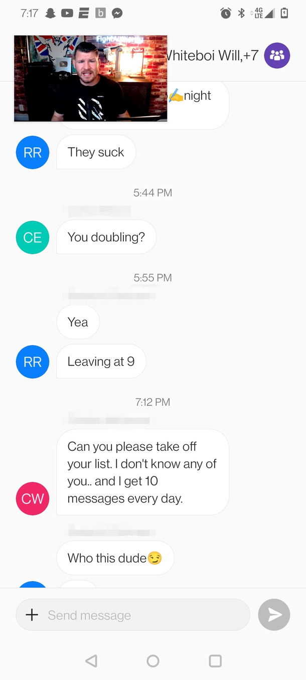 Had a random in my company group chat for  years 