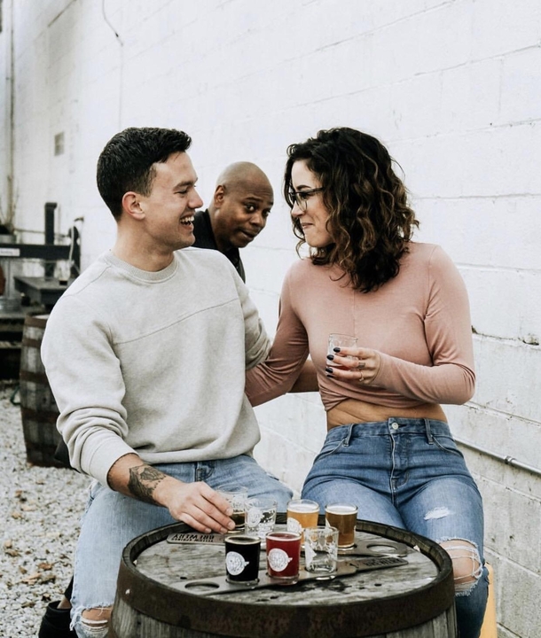 Had our engagement photos photobombed