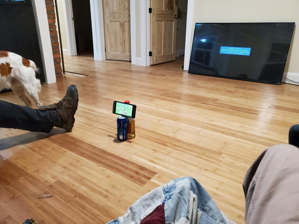 Had  people over and didnt double check to make sure TV would work for superbowl