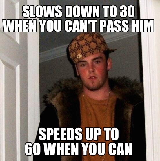 Had the pleasure of driving behind this guy earlier tonight Seriously fuck you asshole