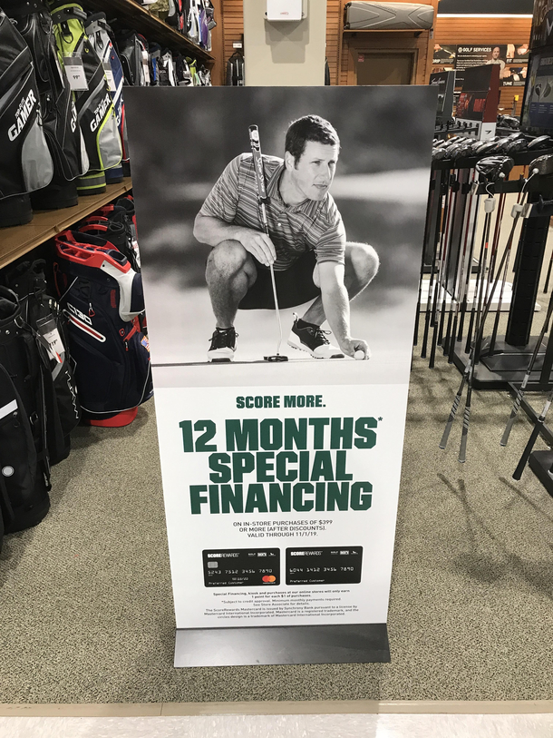 Had to do a double take for a second I thought Happy Gilmore was back