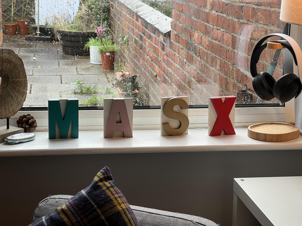 Had to rearrange the decorations again this year