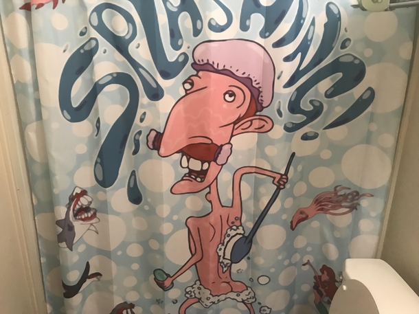 Had to use the restroom at my friends house wasnt disappointed Very splashing you might say
