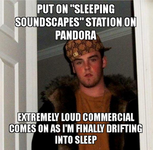 Had trouble falling asleep the night before a big interview Thanks Pandora