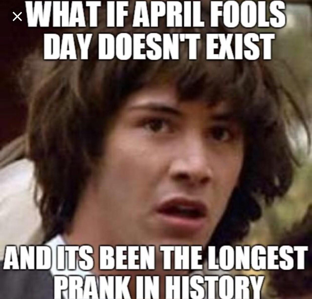 Haha April fools 