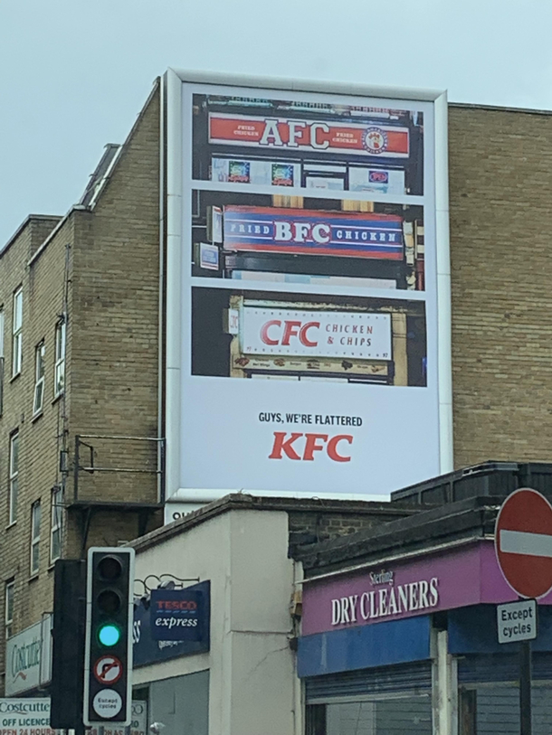 Haha good advertising KFC