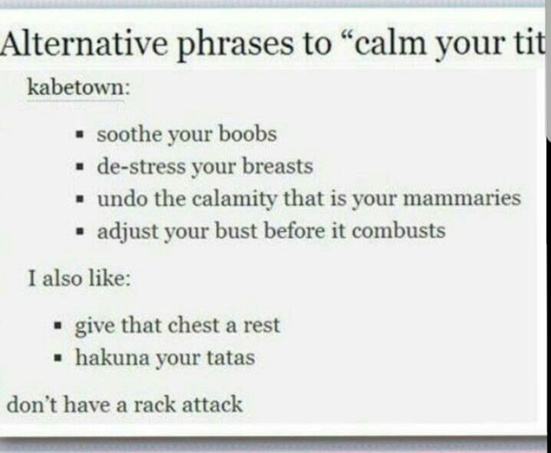 Hakuna your tatas